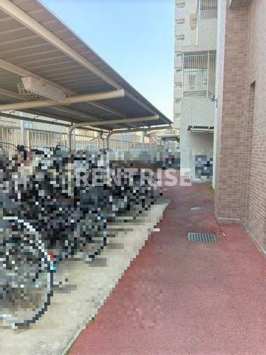 ライオンズ一宮栄のその他共用部分|その他共有部分：駐輪場     （2025年3月撮影）