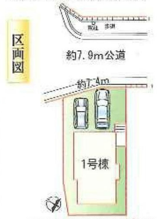 ハートフルタウン緑区桃山3期　全1棟　新築戸建の区画図