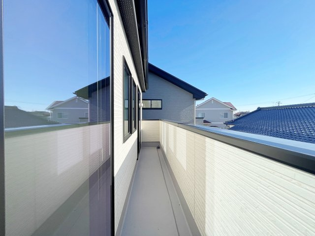 新築戸建・新築建売　いわき市平中神谷１期　Erdeのバルコニー