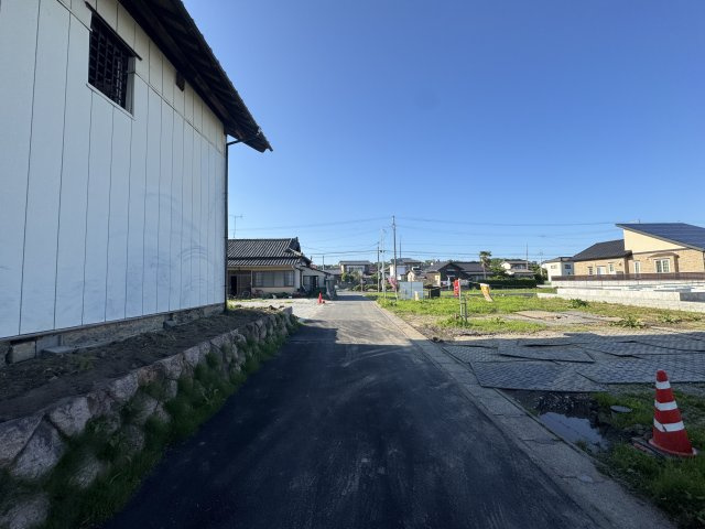 新築戸建・新築建売　いわき市平中神谷１期　Erdeの前面道路含む現地写真