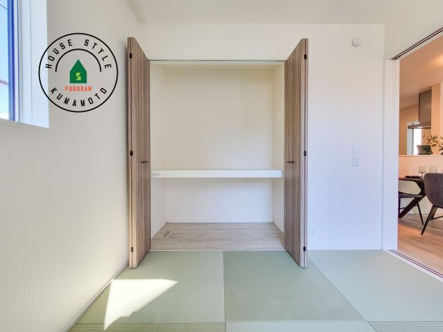 合志市須屋群窪第1-2棟（1号棟）の収納|収納には困りません。