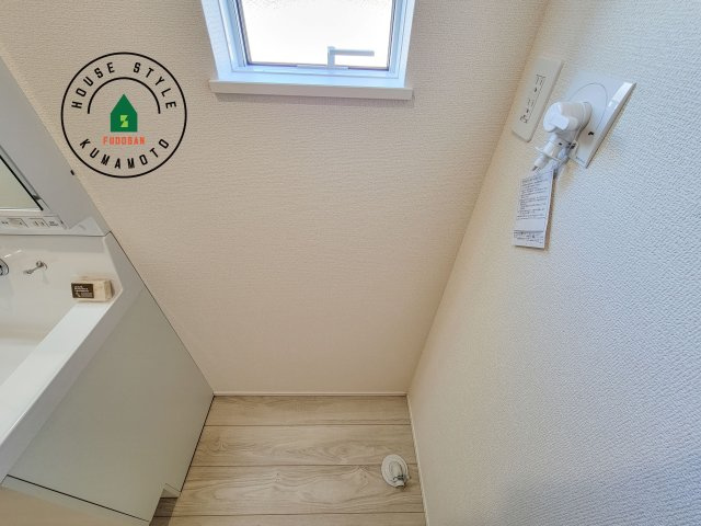 合志市須屋群窪第1-2棟（1号棟）のランドリースペース|ランドリースペースとなります。広々して有効的にご使用できます。 