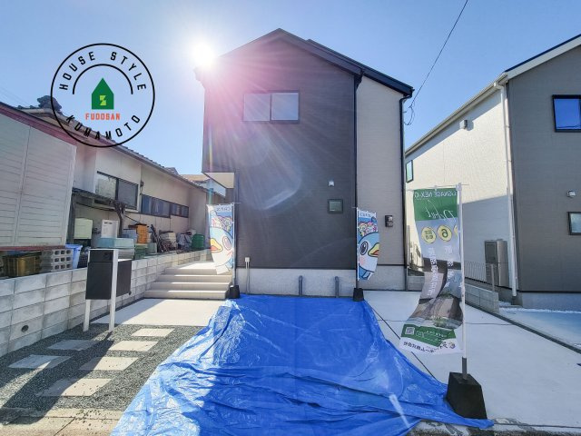 合志市須屋群窪第1-2棟（2号棟）の外観|デザイン性のある外観です。