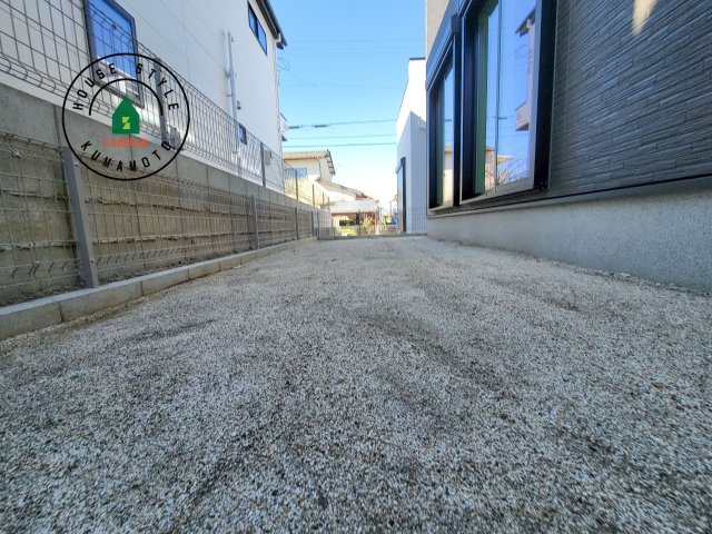 合志市須屋群窪第1-2棟（2号棟）の庭|お庭で自由な時間を過ごせます。