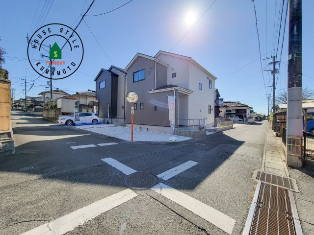 合志市須屋群窪第1-2棟（2号棟）の前面道路含む現地写真|見学の時間などお気軽にお問い合わせ下さい。