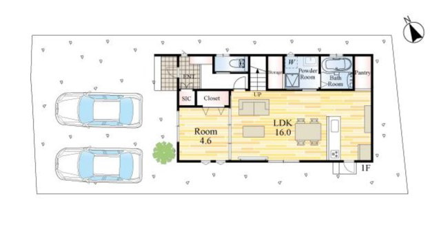 熊本市西区田崎1丁目第1-2棟（2号棟）の区画図|配置図（2号棟）
