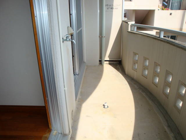 第２長嶺ハイツのバルコニー