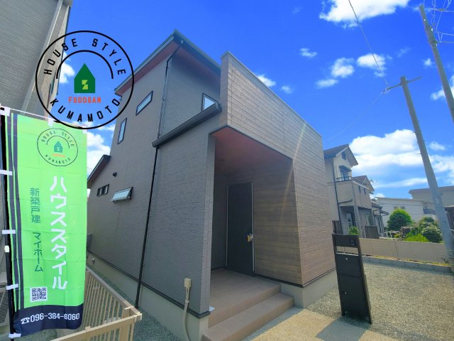 熊本市中央区薬園町第1-2棟（1号棟）の外観|デザイン性のある外観です。