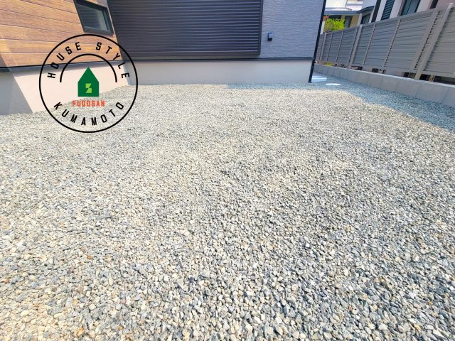 熊本市中央区薬園町第1-2棟（1号棟）の庭|お庭で自由な時間を過ごせます。