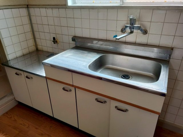 熊本市1棟アパートのキッチン