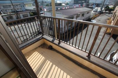 【バルコニー】 | メゾン・ポレール日田A棟 | 201号室　2018/11/29撮影