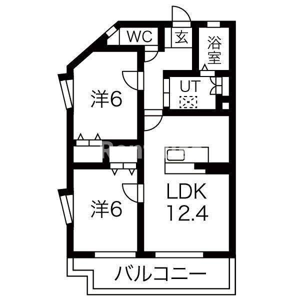 K-WESTの間取り