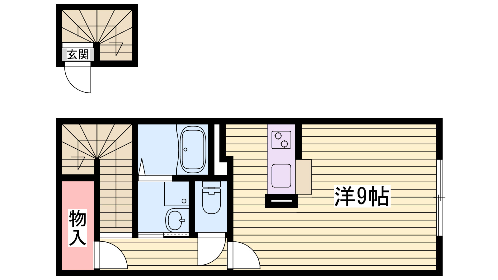 レオネクストアウリィの間取り