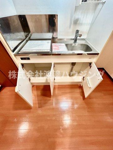 ROYALQUEENSPARK江坂のキッチン|キッチン下収納