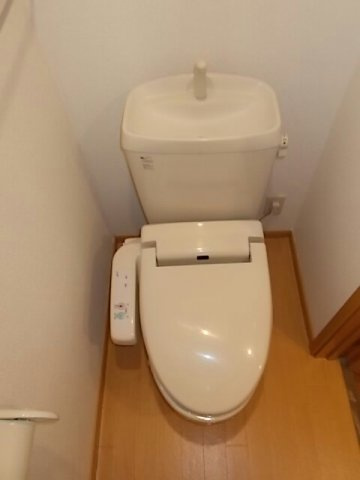 熊本市北区龍田陳内２丁目のアパートのトイレ|トイレもきれいです