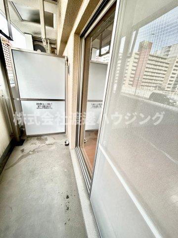 La Doueur江坂のバルコニー