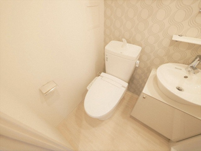 【トイレ】 | エスリード京橋桜ノ宮公園 | ゆったりとした空間のトイレです