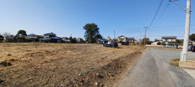 【前面道路含む現地写真】 | 熊谷市小曽根分譲地　800万　土地E