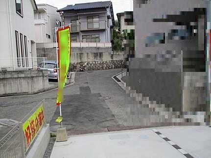 西区古江西町の前面道路含む現地写真