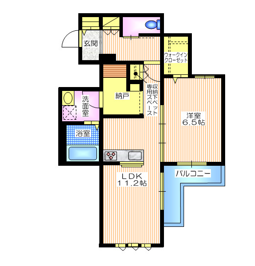 ＣＡＳＡ　ＹＵＫＩＮＯＳＨＩＴＡの間取り