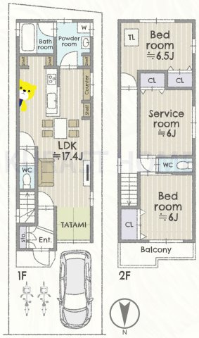 長岡京市馬場1丁目　新築戸建