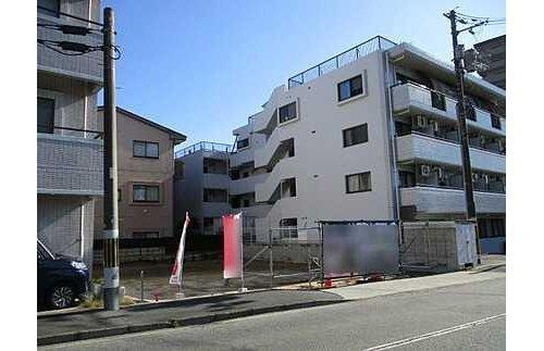 西区打越町の前面道路含む現地写真|ＪＲ横川駅徒歩４分の好立地！前面道路幅１０．９ｍの広々１９０、７８㎡の土地