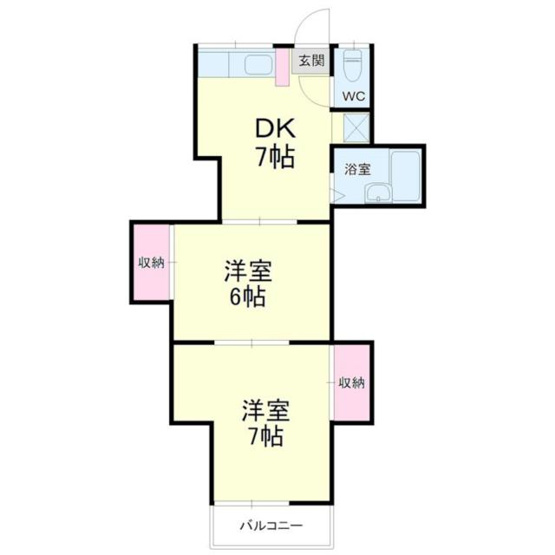 【間取り】 | 掛川ハイツＡ