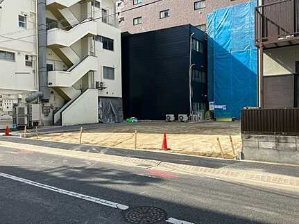 中区西白島町の前面道路含む現地写真