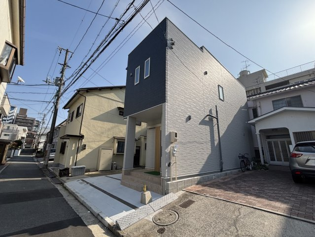 南区宇品御幸４丁目の前面道路含む現地写真