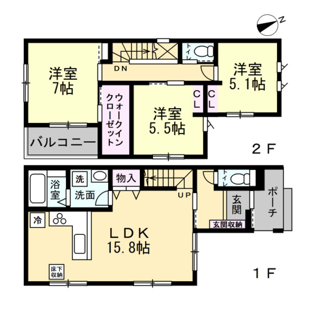 南区宇品御幸４丁目の間取り