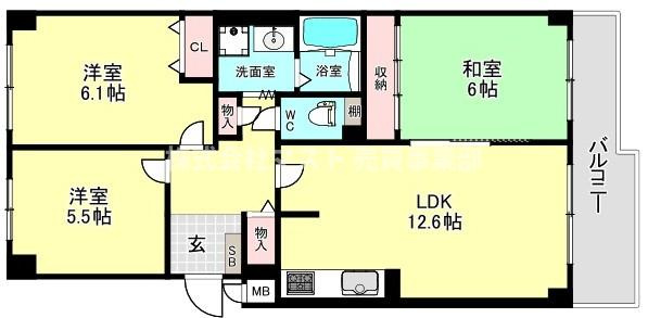 フォルム石切さくら坂の間取り