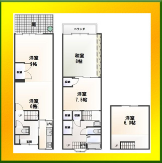 【間取り】 | 長谷川貸家