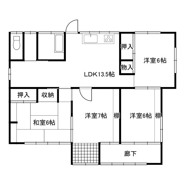 川内５丁目戸建の間取り
