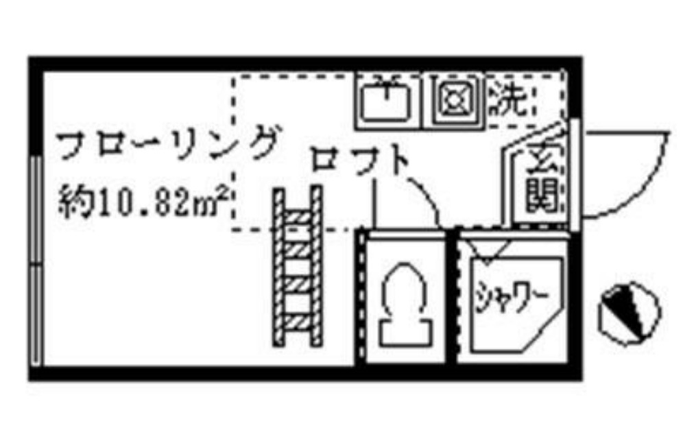 フェリスホーク(家具付き)の間取り