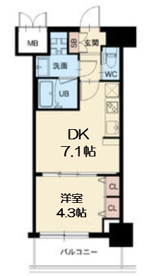 【間取り】 | スプランディッド新大阪キャトル