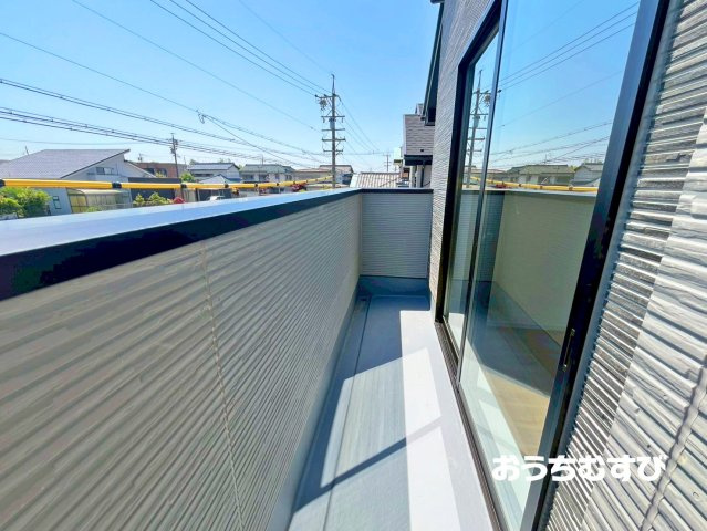 名東区大針1期(全5棟)のバルコニー