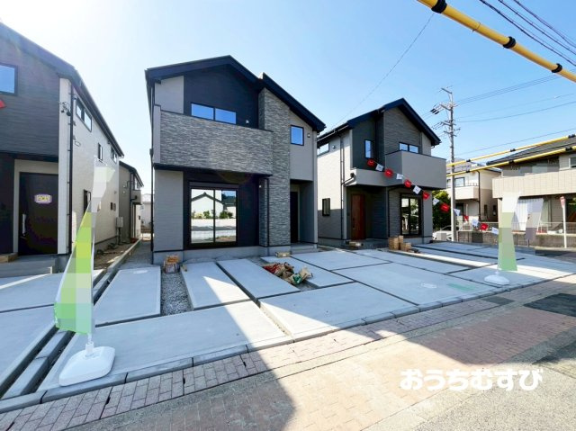 名東区大針1期(全5棟)の前面道路含む現地写真