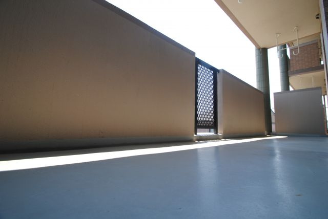 ルミエール合川のバルコニー