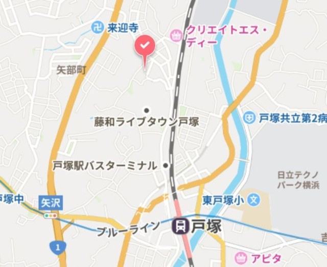 グリーンロッジの地図