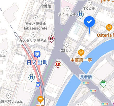 ガーデニア野毛の地図