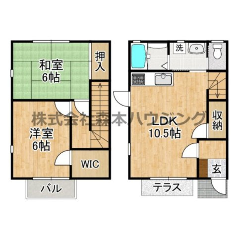 【間取り】 | 　ヴィヴァン・ノールB棟