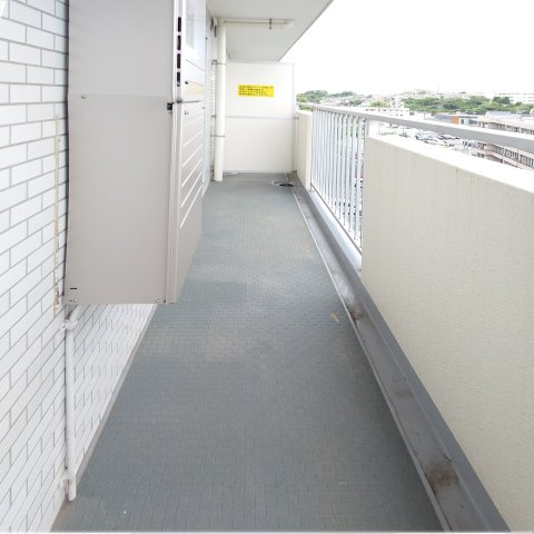 緑の街四号棟のバルコニー|北面バルコニー