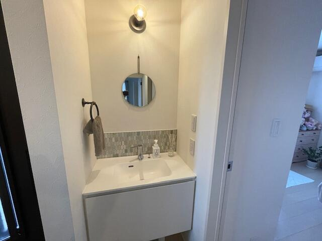 宇都宮市峰２丁目　3ＬＤＫ　中古住宅のランドリースペース