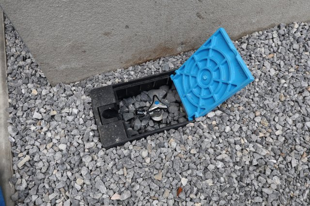 《仲介手数料無料》見沼区大字蓮沼980-7(全1戸)新築一戸建てずっとプラスのその他|散水栓
撮影日 2025年10月24日 14:00 曇り
