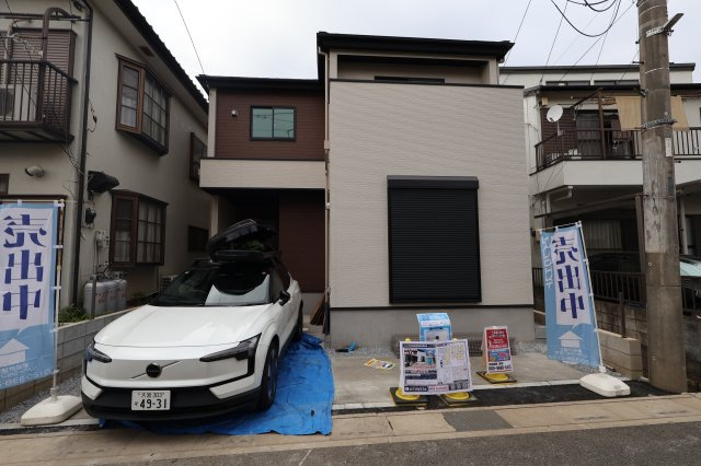 《仲介手数料無料》見沼区大字蓮沼980-7(全1戸)新築一戸建てずっとプラスの外観|撮影日 2025年10月24日 14:00 曇り
