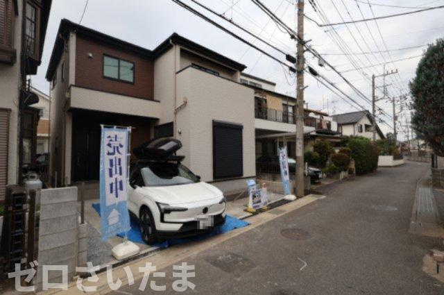 《仲介手数料無料》見沼区大字蓮沼980-7(全1戸)新築一戸建てずっとプラスの外観|撮影日 2025年10月24日 14:00 曇り

