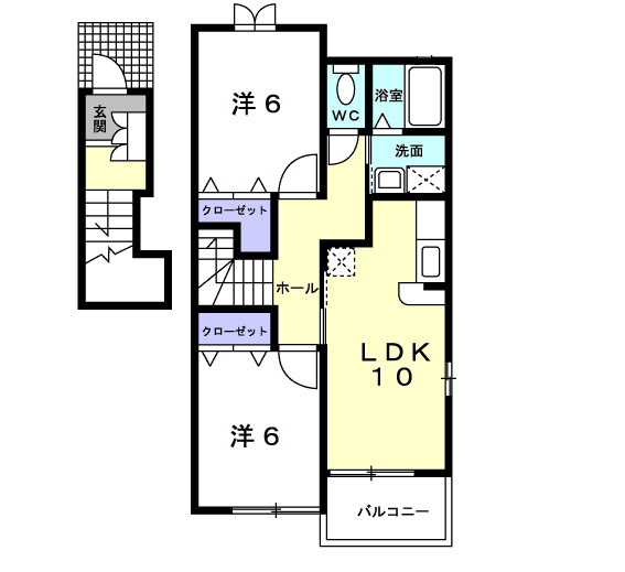 アルハンブラ二番館の間取り