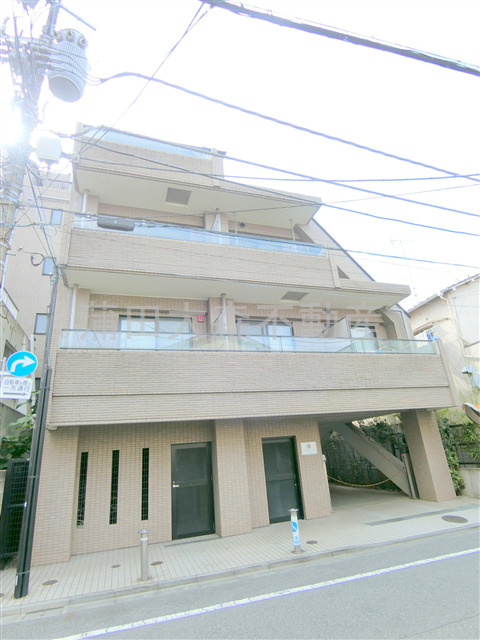 サァラ穂高の外観|2003年3月築　RC鉄筋コンクリート造地上6階建て総戸数29戸　京急本線梅屋敷駅最寄りの東京都大田区大森西6丁目　オートロック宅配BOXゴミ捨て場