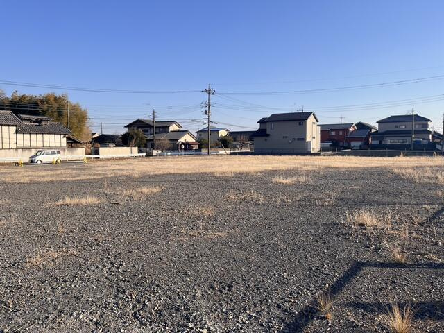 栃木市大平町　土地の駐車場