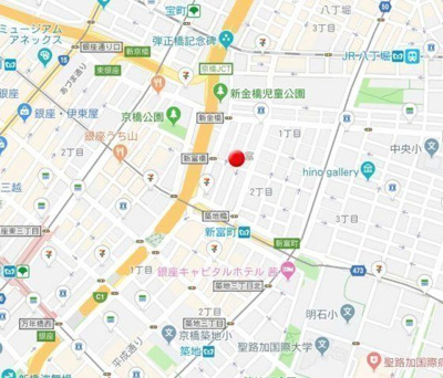 【地図】 | HF銀座レジデンスEASTⅡ